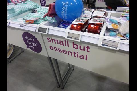 Digital shelf-edge signage betrays Kiddicare's online roots